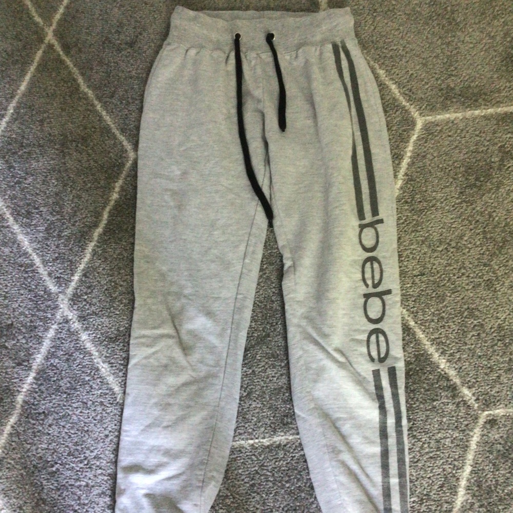 Grey Bebe Sweatpants